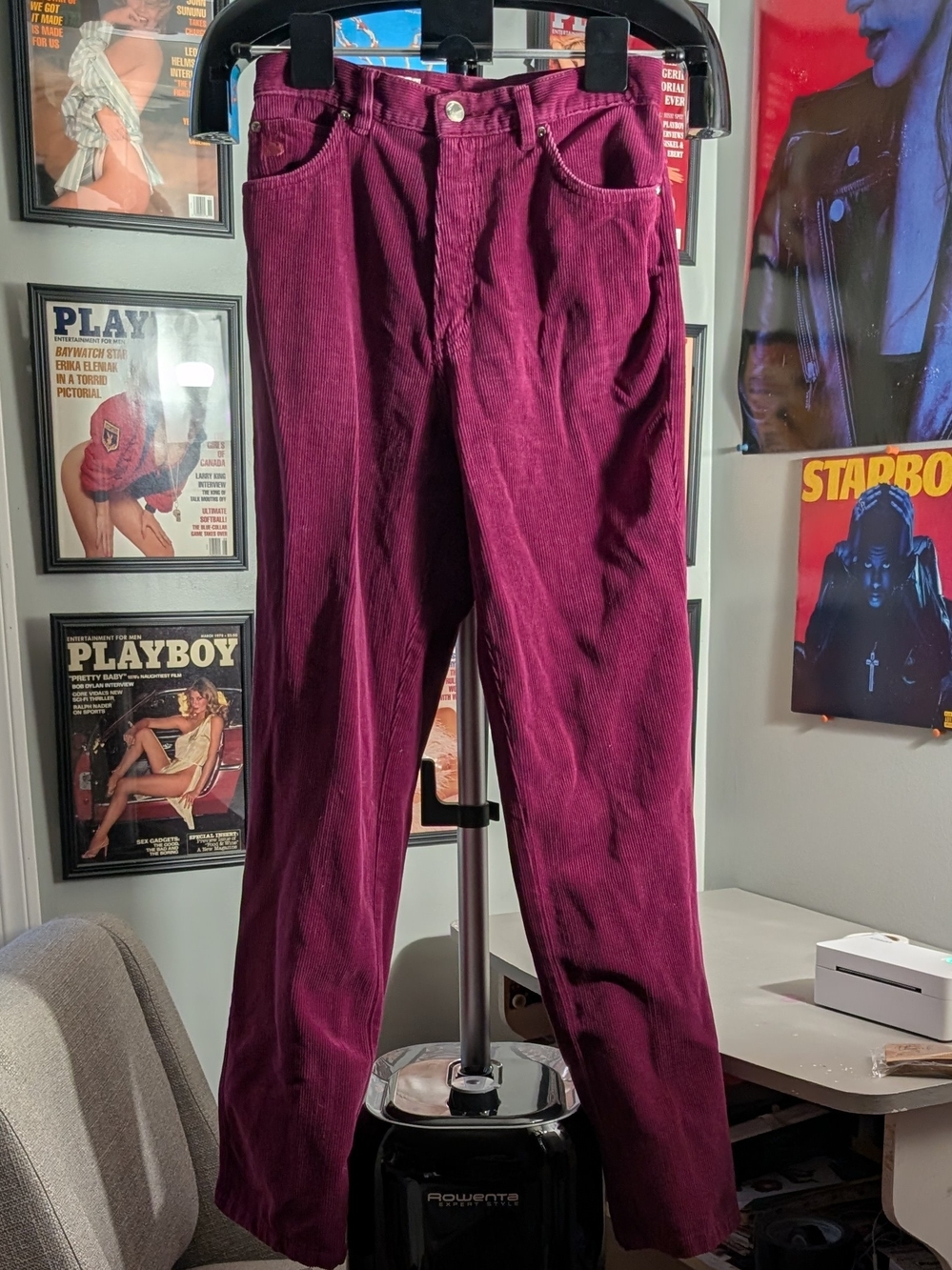 Burgundy Corduroy Pants Gloria Vanderbilt